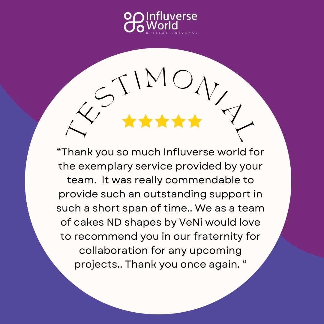 Influverse World Testimonial